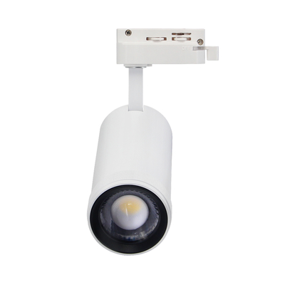 dimmable led track lights 35w Zoomable 15°-55° adjustable black white Zoomable 90Ra 100LM/W modern lighting supplier