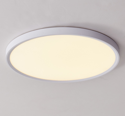 Anti Glare Ceiling LED Panel Light 3 colors changing Ceiling mounted 400mm 32W 3200LM IP42 80Ra built in driver supplier