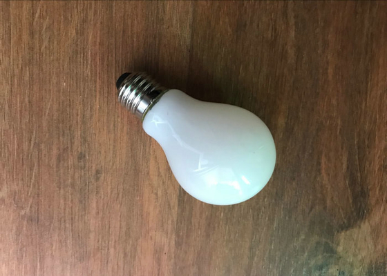 4w E27 Led Filament Bulb A60 Shape 440lm No Flicker With Milky Glass Cover supplier