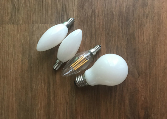 Tuv E27 Light Bulb 600lm , 6w Ac230v Led Indoor Light Bulbs With Milky Glass supplier