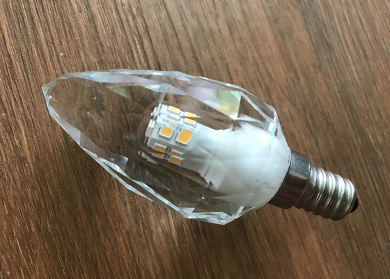 No Ultraviolet Ray Crystal Clear Light Bulbs C35 450lm 4.3w For E12 Candelabra supplier