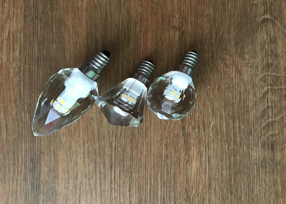 80ra E12 Led Candle ac120v , High Bright Decorative Crystal Light Bulbs supplier