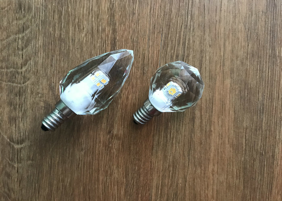 80ra E12 Led Candle ac120v , High Bright Decorative Crystal Light Bulbs supplier