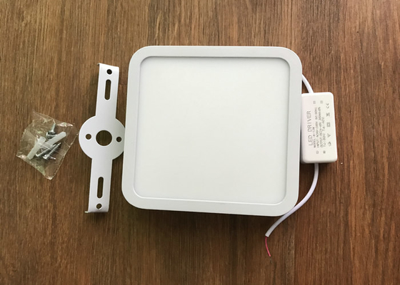 960lm Led Square Panel Light 12w No Strobe Work Lifespan Up To 50000 Hrs supplier