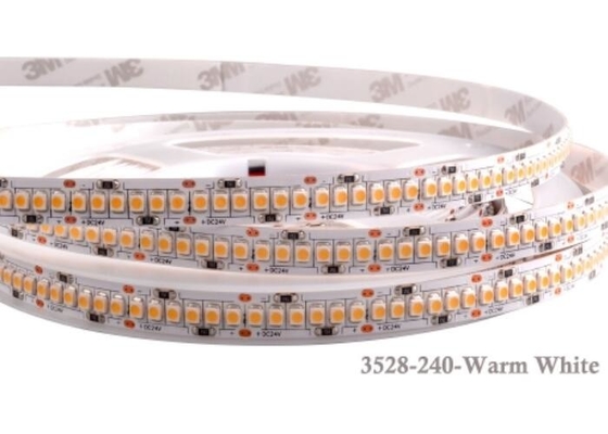 Smd3528 Led Flexible Tape Light , Double Line Led Light Strips For Homes  supplier
