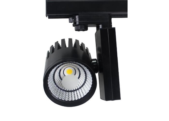 2000lm Black Ceiling Track Lights 20w Heat Dissipation For Automobile Display supplier