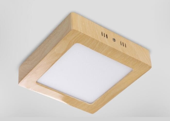 Square Dimmable Led Panel Light 300 x 300 Wood Grain Surface 24w 0.9pfc supplier