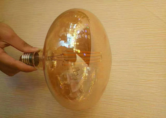 Customized Design 8w Led Filament Bulb Edison Cog With Amber Glass Cover supplier