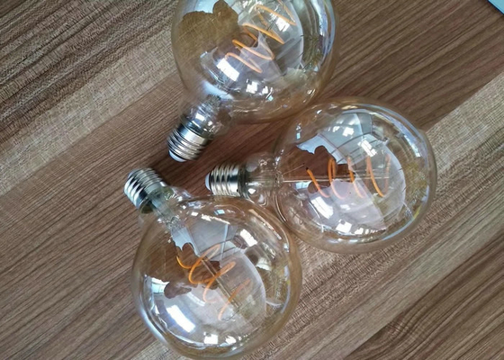 G125 8w Led Filament Bulb Triac Dimmable 100lm / W Avoiding Short Circuit supplier