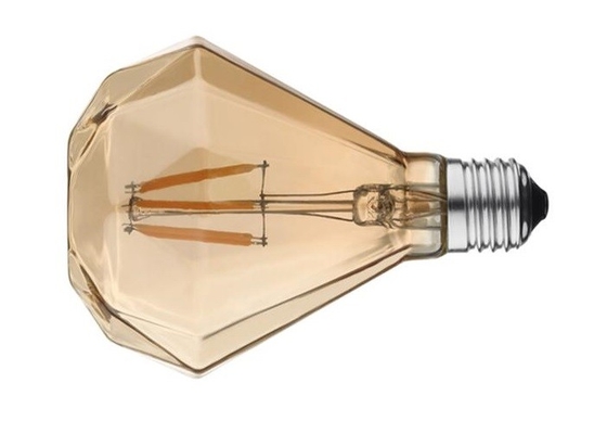 Customized Diy Filament Light Bulbs ,  Special Glass E27 Led Light Bulb 8w supplier
