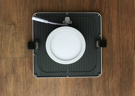 Black Aluminum Ultra Thin Led Panel Light Ic Isolated With Narrow Electroplating supplier