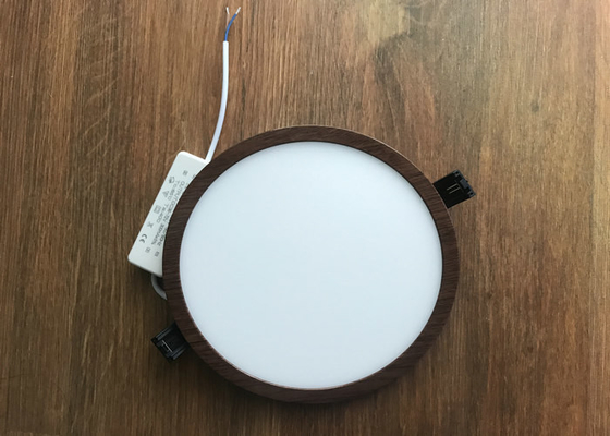 18W LED Round Flat Panel Light 80RA 4000K 80LM / W For Parks , Parking Lots supplier