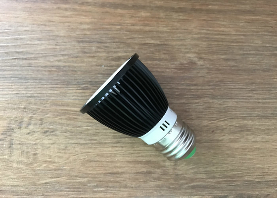 Black IP20 AC 110V 5W LED Spot E27 45 Degree Beam Angle / LED Spotlight Bulbs supplier