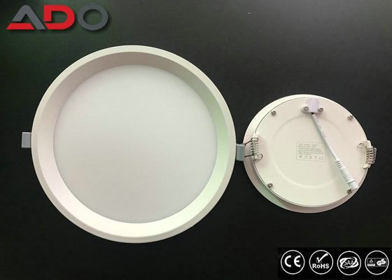 Recessed Anti - Glare LED Round Panel Light 22 Watt SMD2835 3000K 80Ra supplier
