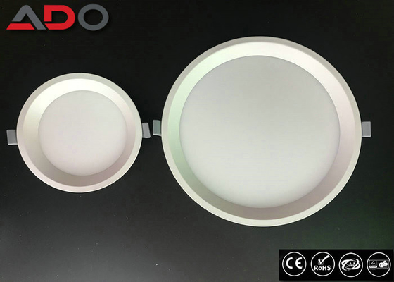 Recessed Anti - Glare LED Round Panel Light 22 Watt SMD2835 3000K 80Ra supplier