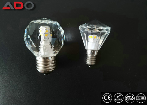 Diamond Shape  E14 Crystal Led Candle Bulb Concussion Proof 2700k Cct supplier