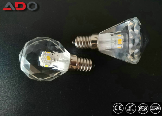 450lm Dimming Led Candle Lights , 4.3w 2700k Light Bulb Crystal E12 Base supplier