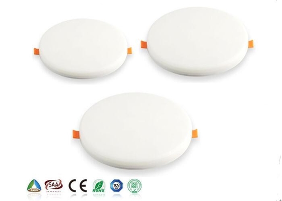 Round Plastic LED Slim Panel Light 18W 1800LM 80Ra Warm White ROHS supplier