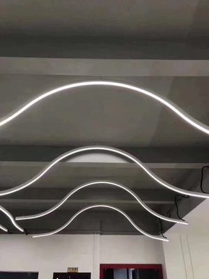 Cusomized 2m 3m Bendable LED Aluminum Profile Extrusion supplier