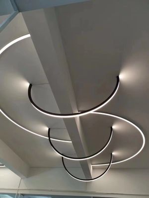 Cusomized 2m 3m Bendable LED Aluminum Profile Extrusion supplier