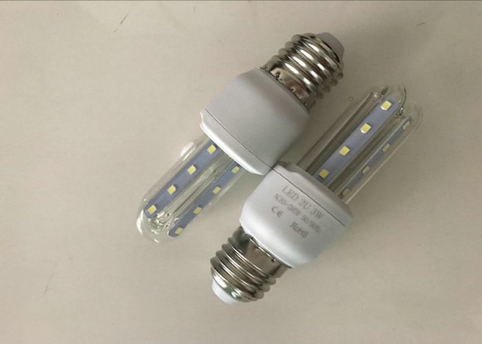 7w Led Corn Lamp E27 360 Degree , Clear Glass Dimmable Corn Led Bulb supplier
