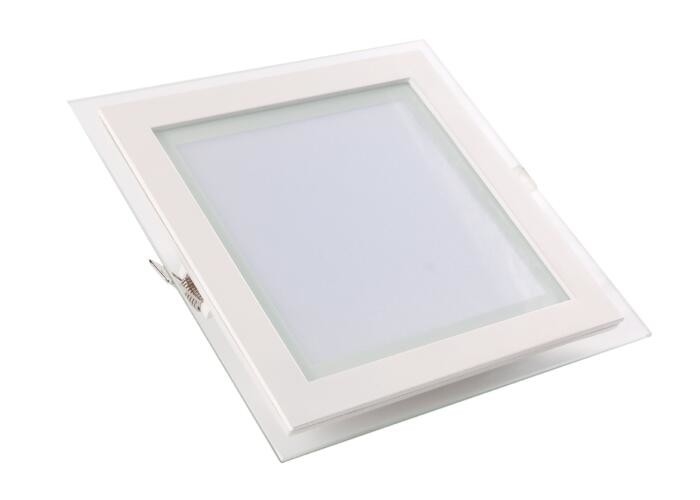 Glass Ceiling Mounted Led Flat Panel Light , 80ra 0.9pfc White Ceiling Lights  supplier