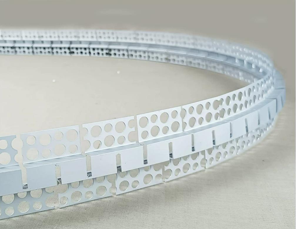 Curved Aluminum Profile LED Flexible Strips 2 meters Sliver Black fixture milkly diffuser IP20 Circle round shape New Design indoor lighting supplier