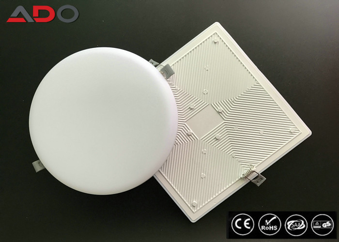 18 Watt 6500k 80Ra 1800LM Round LED Panel Light Recessed Rimless Aluminum Housing Back Lighting supplier