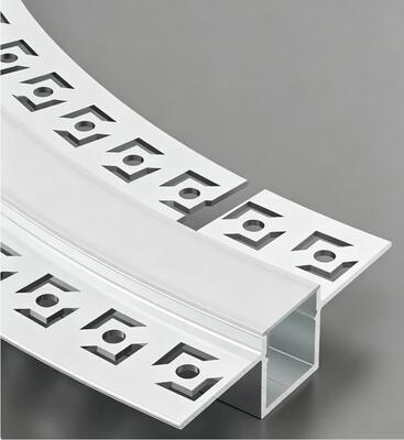 15*13mm New Bendable Aluminum Profile for Seamless Curved & Linear Lighting Designs recessed mounted various shapes aluminum